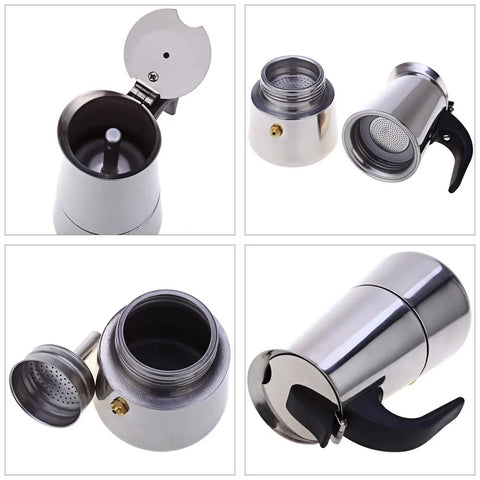 Cafeteira Italiana Moka Espresso detalhes - Kitchen & Co.