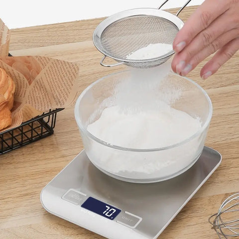 Balança digital de cozinha inox - Kitchen & Co.