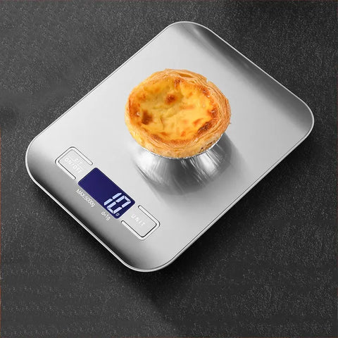Balança digital de cozinha inox - Kitchen & Co.